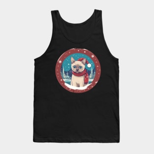 Tonkinese Cat Xmas, Love Cats Tank Top